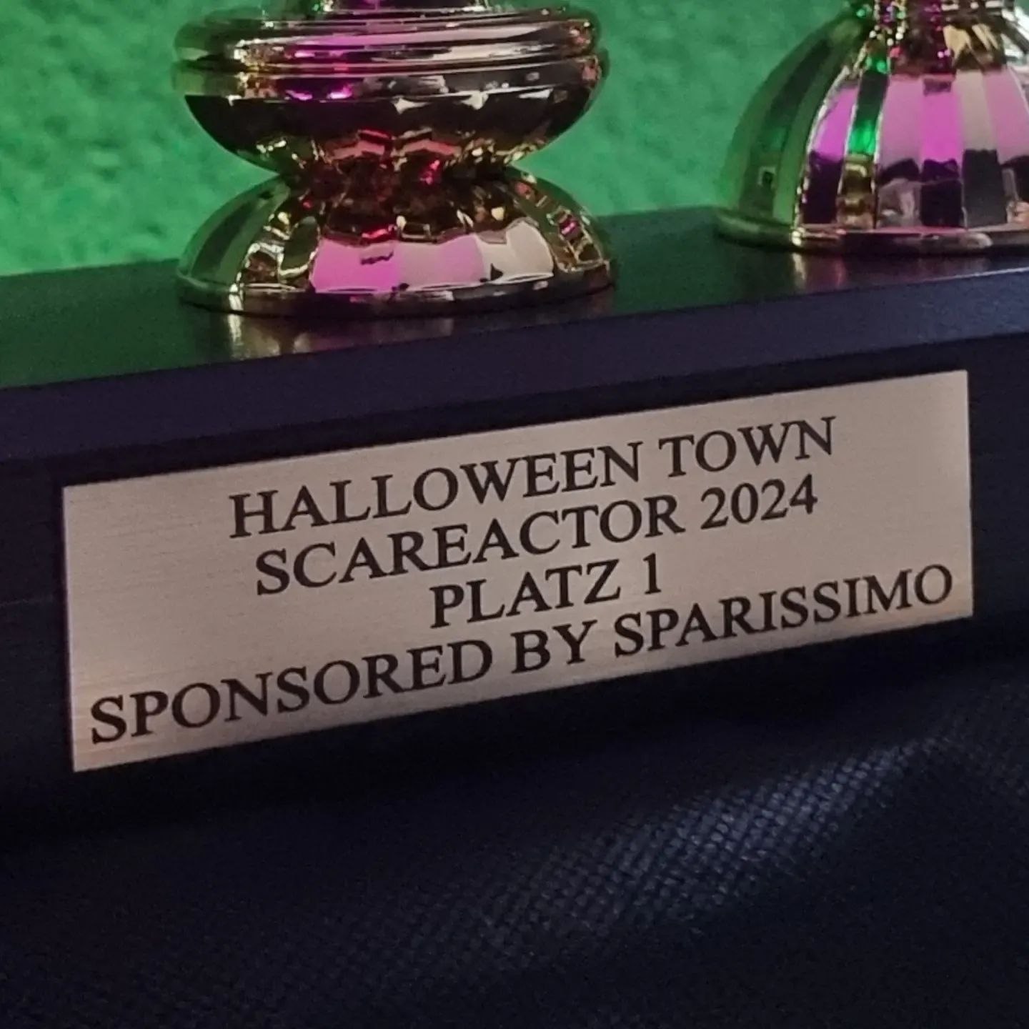 Sponsored by Sparissimo Pokal-Plakette